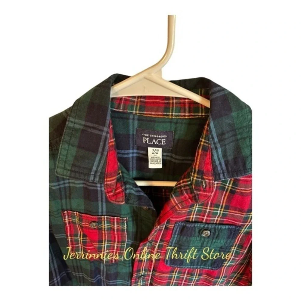 The Children's Place Multicolor Plaid Button Down Shirt‎